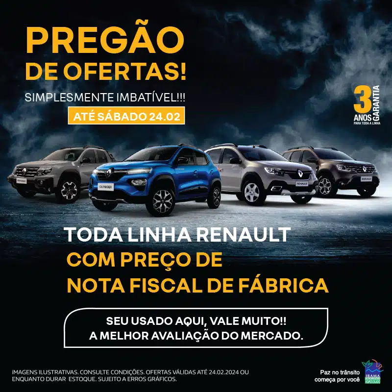 PREGÃO DE OFERTAS na Destaque Renault!